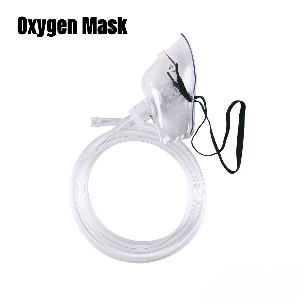 Medical Oxygen Concentrator - 1 セット大人用酸素マスク廃棄酸素濃縮器大人用噴霧マスク医療家庭用 CPAP 透明アクセサリー