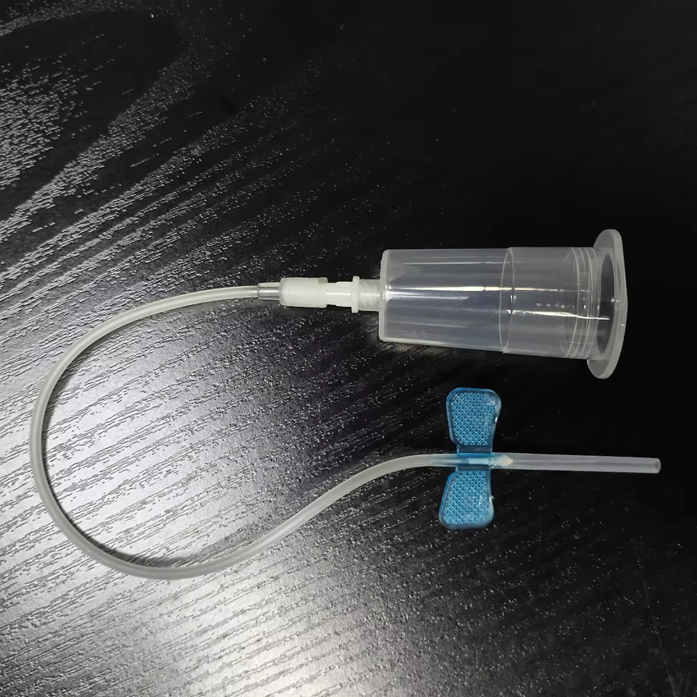 Medical Lab And Science - 安全採血セット、使い捨て21G 23Gバタフライ針+プラスチック真空針ホルダー、ペット医療研究所消耗品