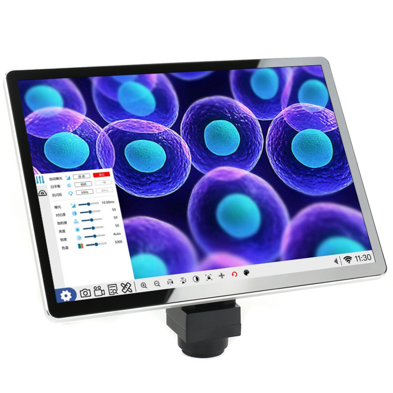 Medical Laboratory Technology - HDMI LAN USB3.0 10.5インチタッチLCD Android 11タブレット顕微鏡ビデオインテリジェントカメラ生物学ラボ産業教育医療用
