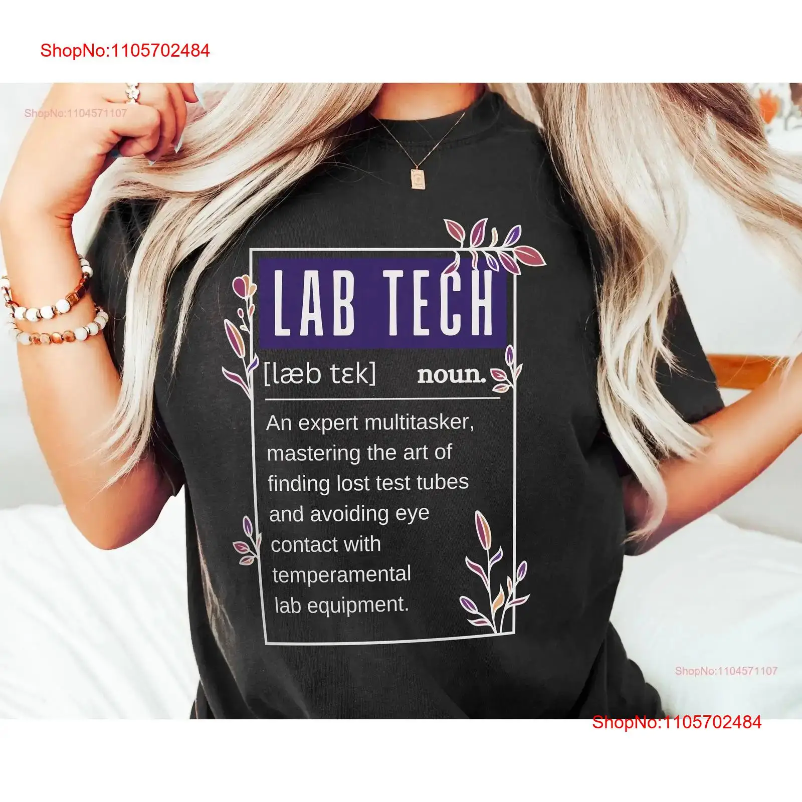Medical Lab Technician - 面白いラボ技術者Tシャツ、ラボ技術者MLTライフメディカルサイエンス、科学者、ヴィンテージウォッシュドデザイナーズウェア、通気性あり