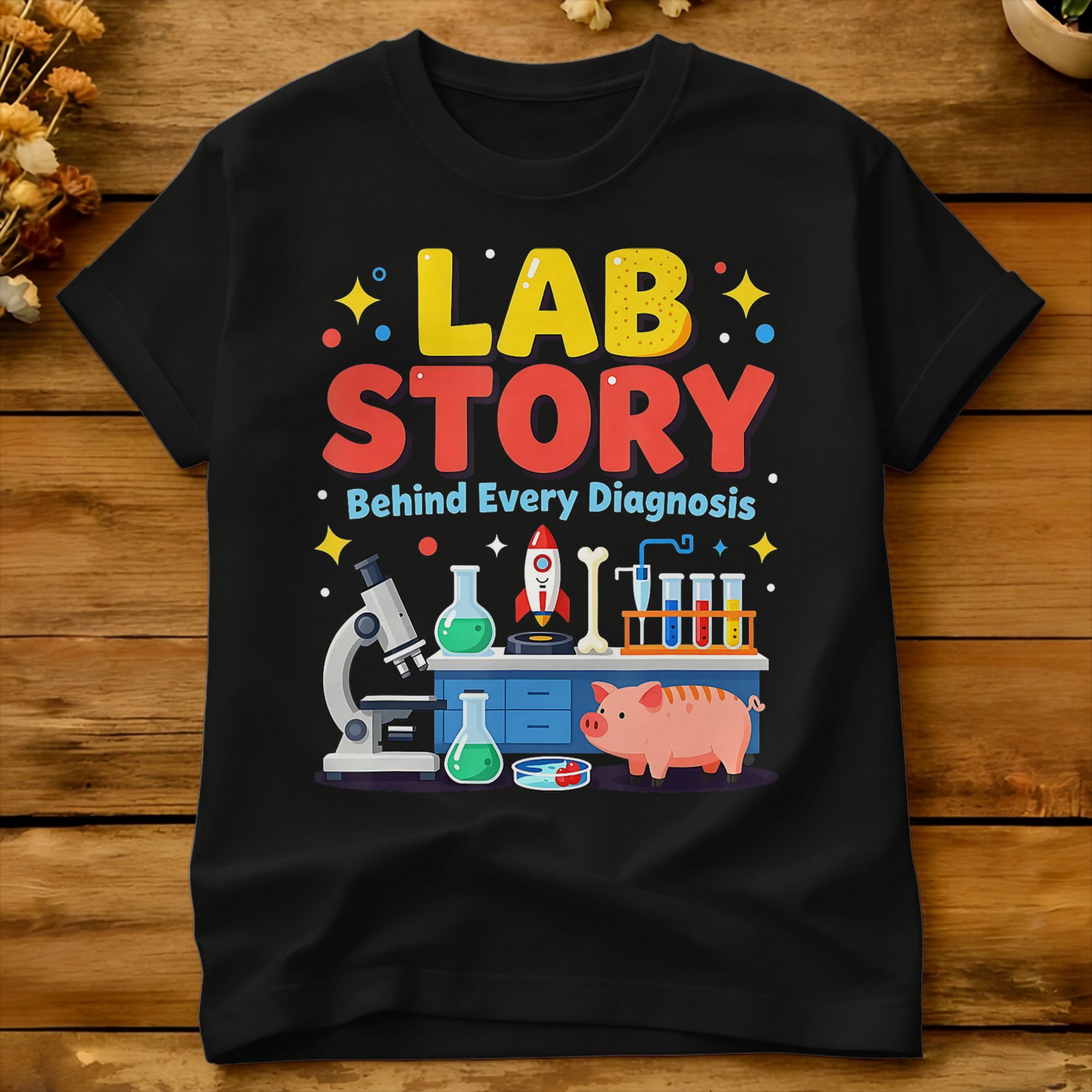 メンズ医療研究所技術者チームラボストーリーウィーク Tシャツ - Medical Lab Technician のレビューと価格