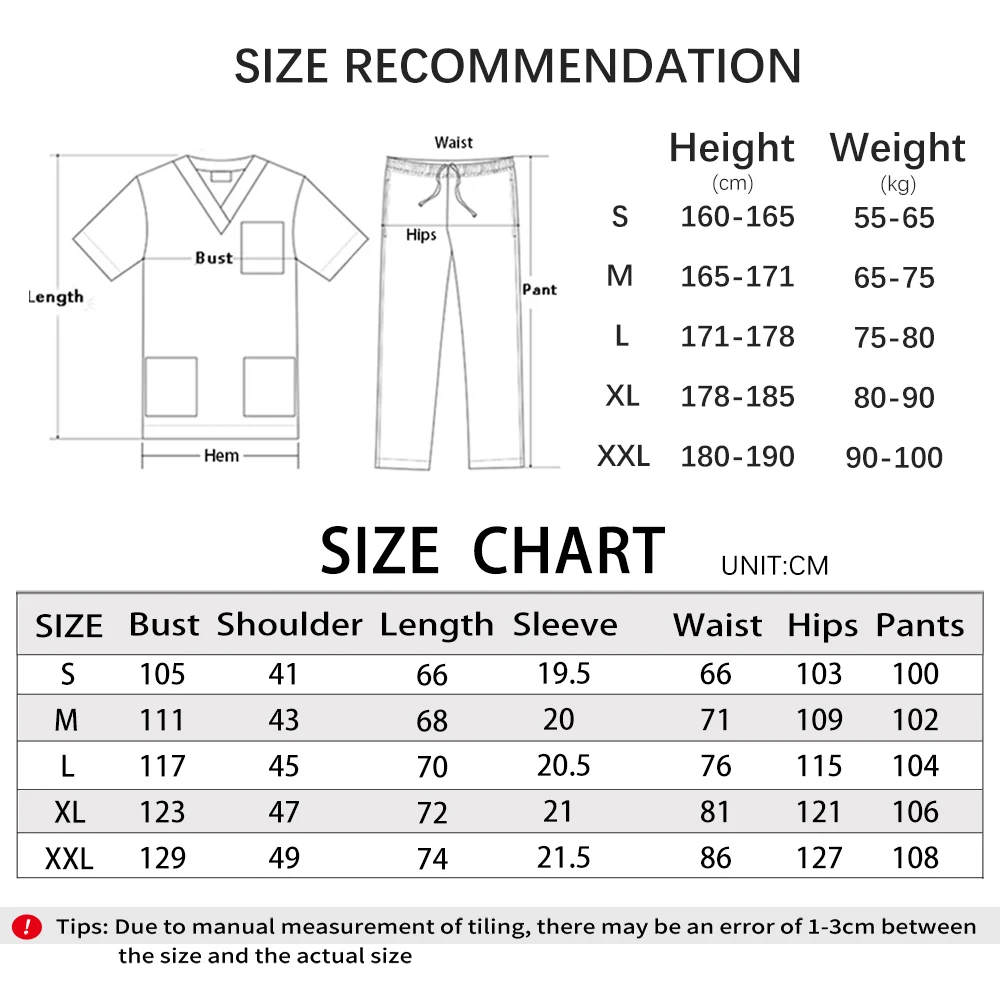 男性用外科技工所作業服,看護師用作業服セット,医療ユニフォー - Medical Lab Science のレビューと価格