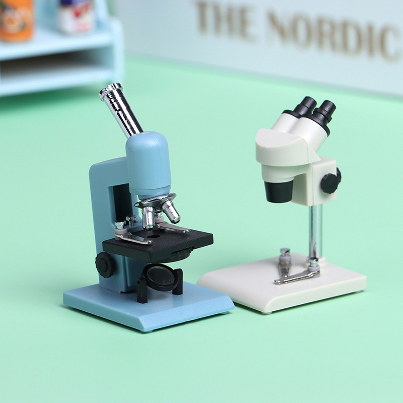 1Pc 1:12 ドールハウスミニチュア顕微鏡実験装置モデル - Medical Laboratory Technology のレビューと価格