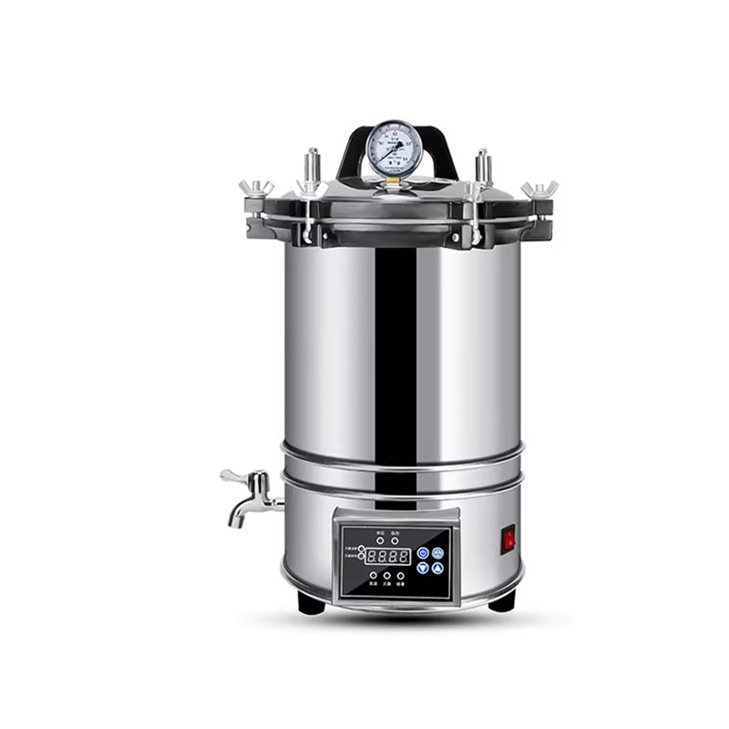 18/24L ポータブル高圧滅菌器ステンレス鋼蒸気滅菌ポット - Medical Labs のレビューと価格