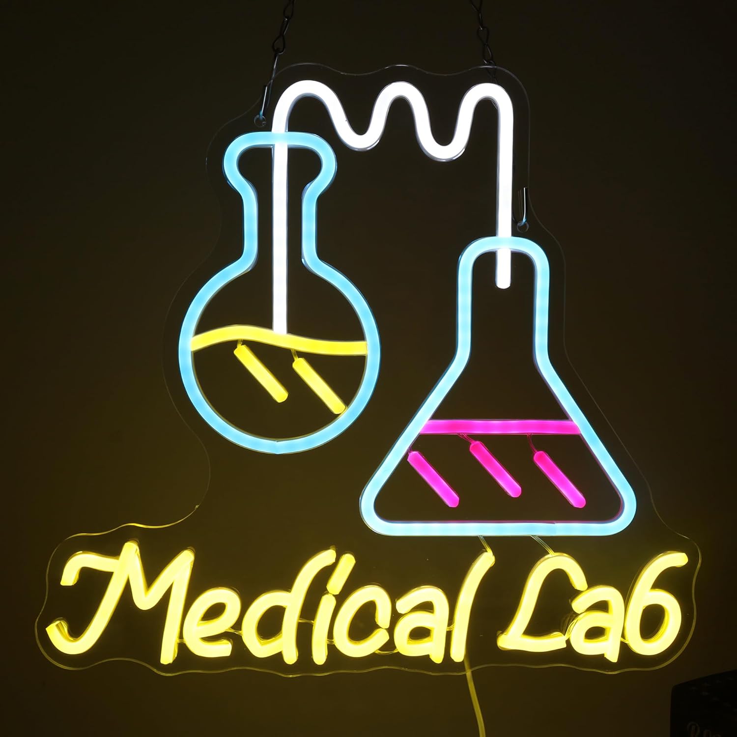科学研究所ネオンサインUSB電源LEDライト教室医療研究所研 - Medical Lab And Science のレビューと価格