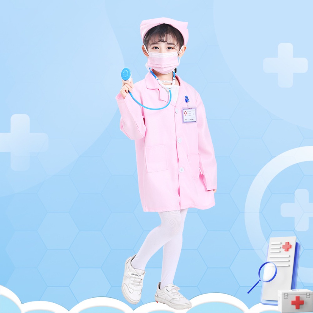 キッズドクター＆ナースロールプレイコスチュームセット、ステー - Medical Labs のレビューと価格