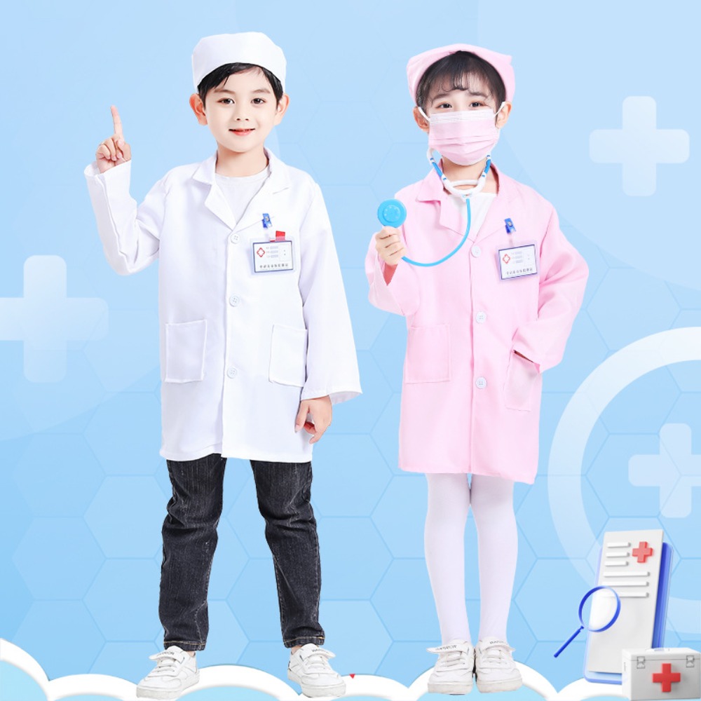 キッズドクター＆ナースロールプレイコスチュームセット、ステー - Medical Labs のレビューと価格