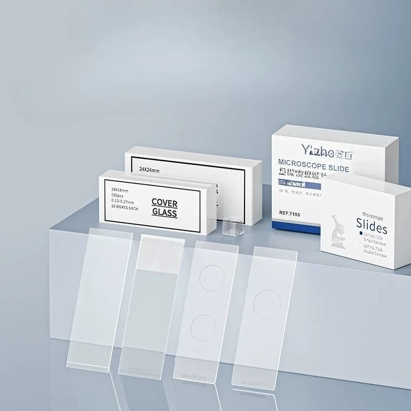 顕微鏡用ガラススライドとカバースリップセット 研磨済みエッジ - Medical Laboratory Technology のレビューと価格